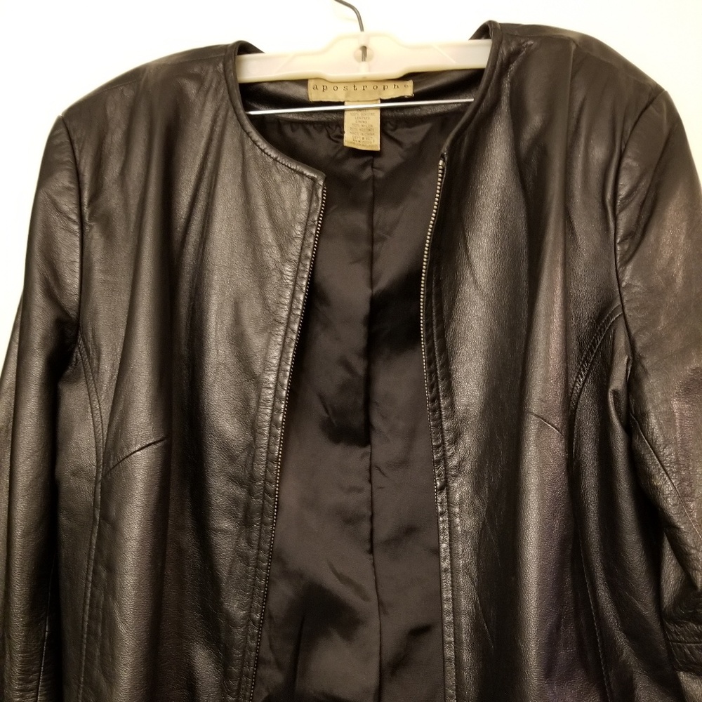 Leather jacket